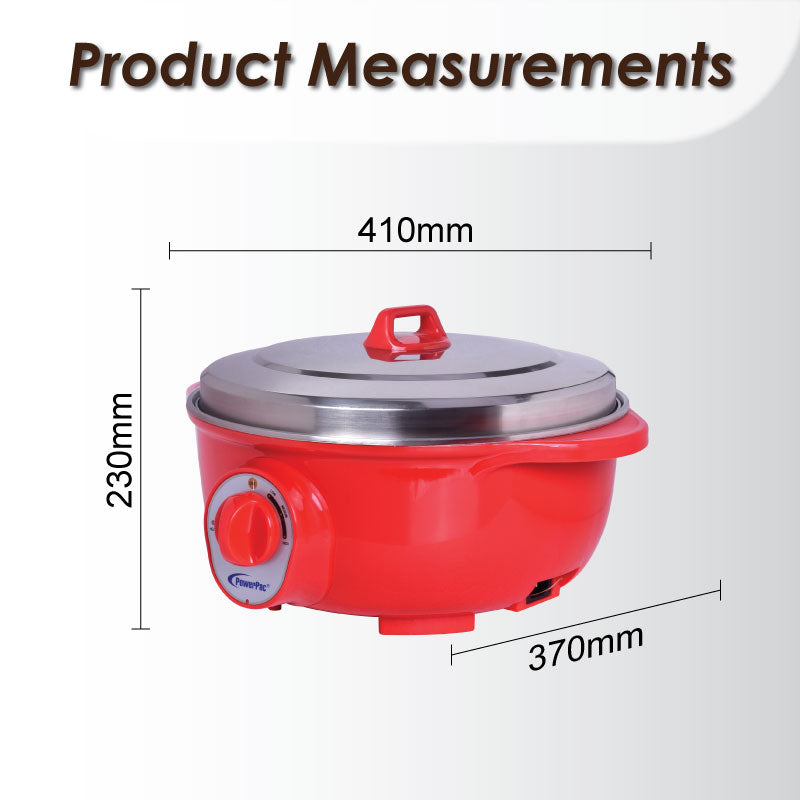 4.5L Electric Steamboat Hot Pot with Stainless steel inner pot