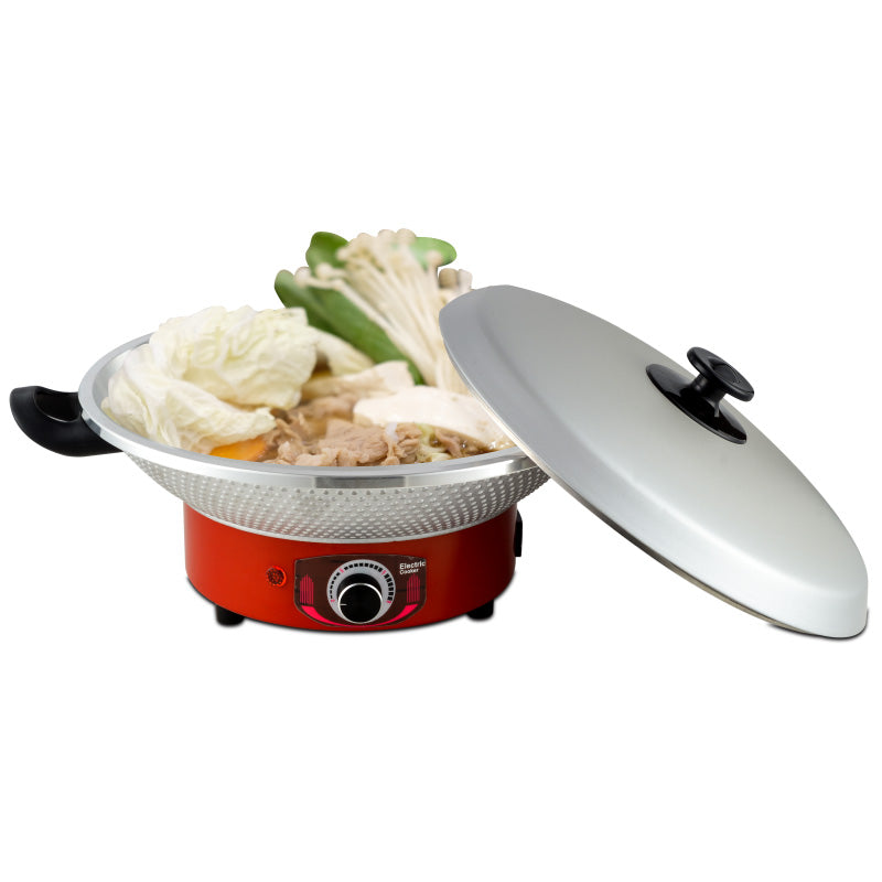 Electric Wok, Steamboat, Multi Cooker, Frying Pan 12 Inch (PPEC815)