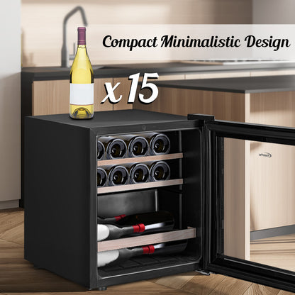 Wine Chiller With Compressor 15 Bottles (PPF15)