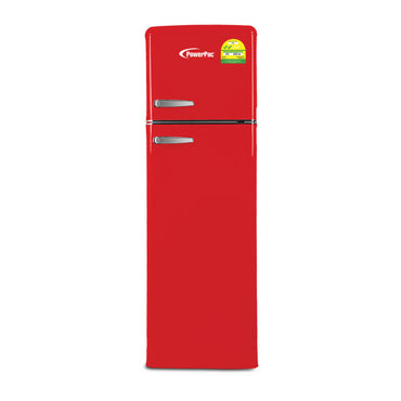 255L 2-Door Retro Fridge Mini Fridge (PPF260) - PowerPacSG