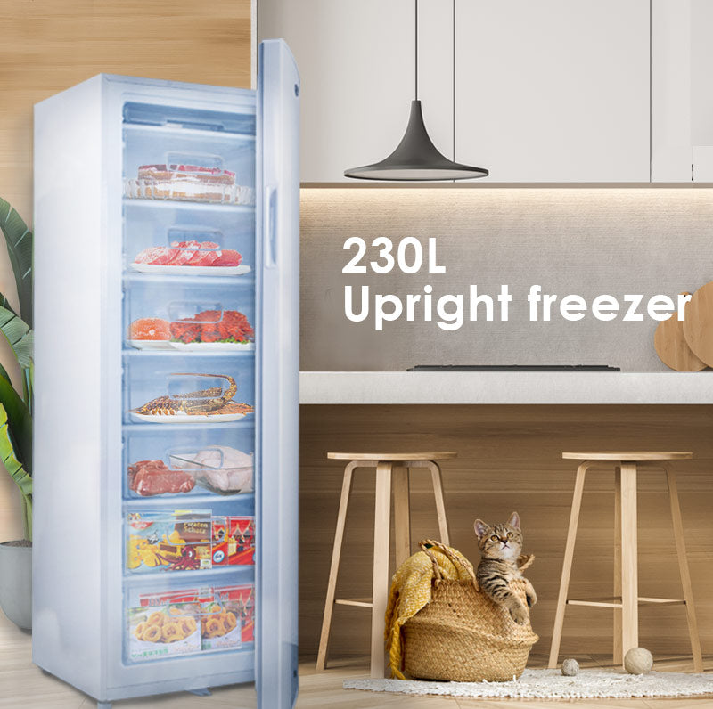 230L Chest Freezer, Upright freezer, Freestanding Freezer 230L (PPFZ230)