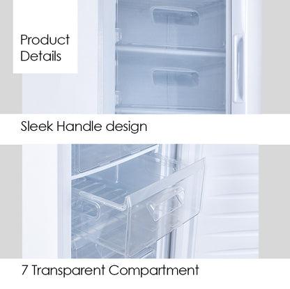 230L Chest Freezer, Upright freezer, Freestanding Freezer 230L (PPFZ230)