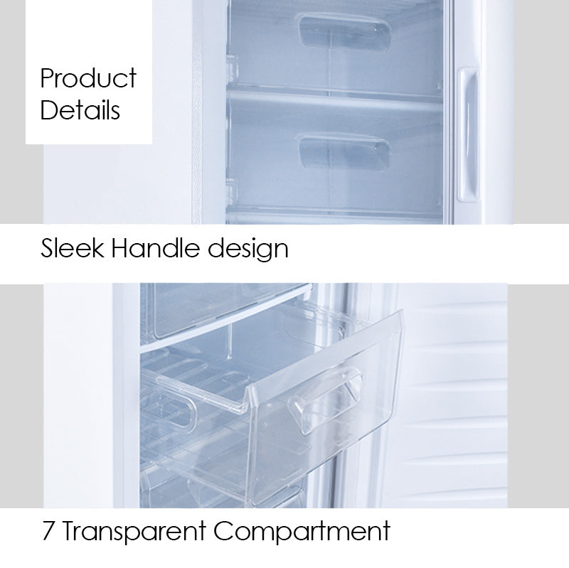 230L Chest Freezer, Upright freezer, Freestanding Freezer 230L (PPFZ230)