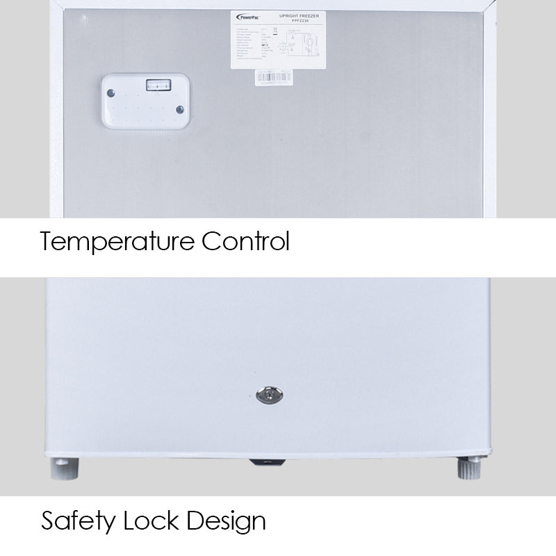 230L Chest Freezer, Upright freezer, Freestanding Freezer 230L (PPFZ230)