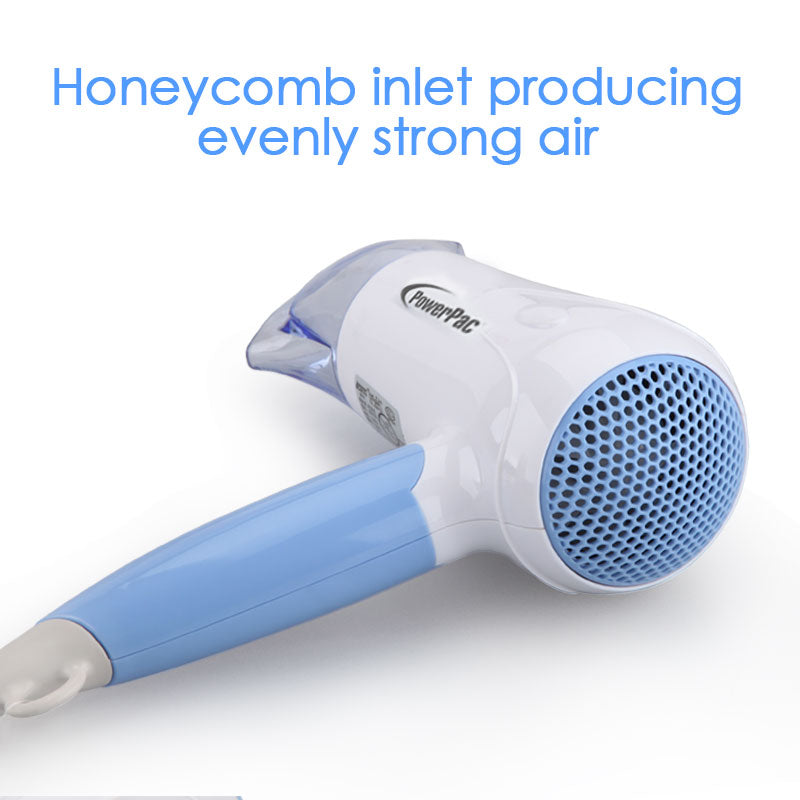 Hair Dryer with 2 Speed Selector and Foldable (PPH1200) - PowerPacSG