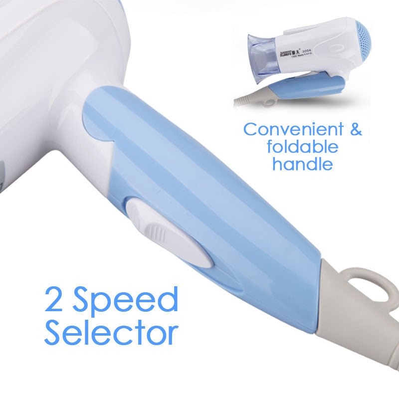 Hair Dryer with 2 Speed Selector and Foldable (PPH1200) - PowerPacSG