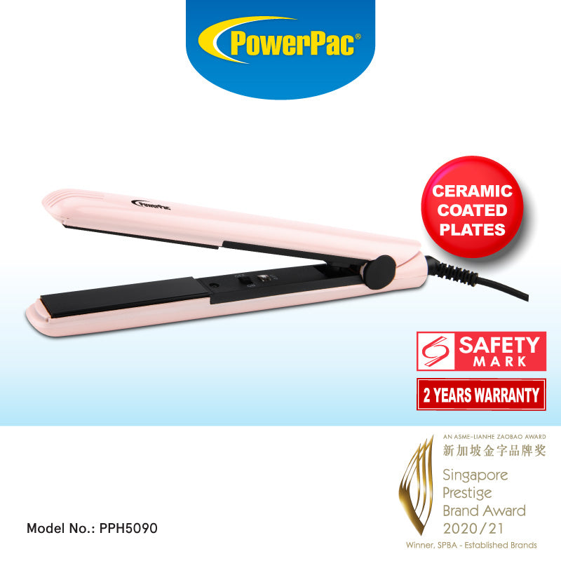 Electric Hair Straightener with Quick heat up and neon indicator PPH5090