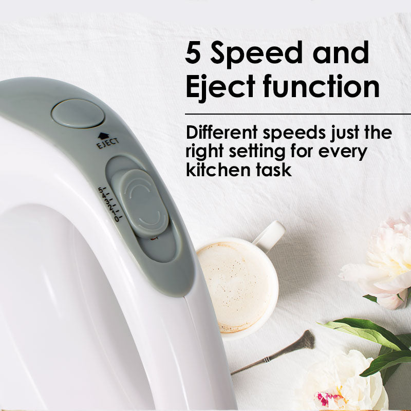 Hand Mixer With 5 Speeds & Eject Function (PPHM108) - PowerPacSG