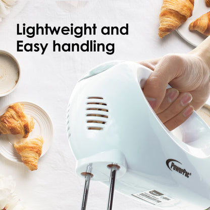 Hand Mixer With 5 Speeds & Eject Function (PPHM108) - PowerPacSG