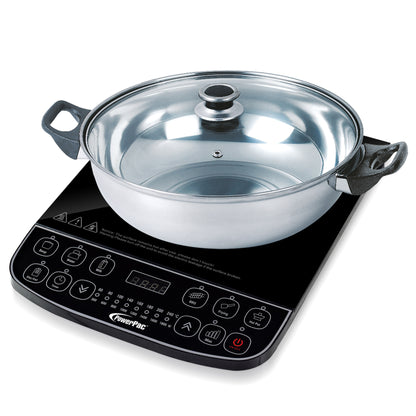 Induction Cooker Steamboat with Stainless Steel Pot (PPIC887) - PowerPacSG