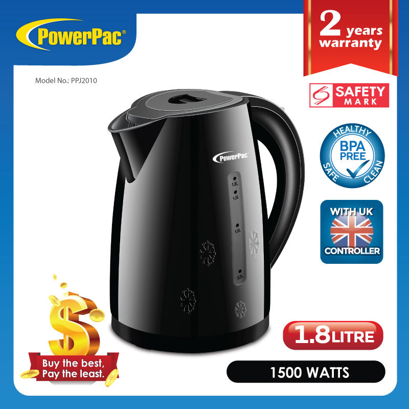 1.8L Kettle Jug with UK Controller (PPJ2010) - PowerPacSG