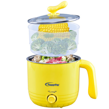 Multi Cooker 1.2L steamboat noodle cooker and Food Steamer (PPJ2012)