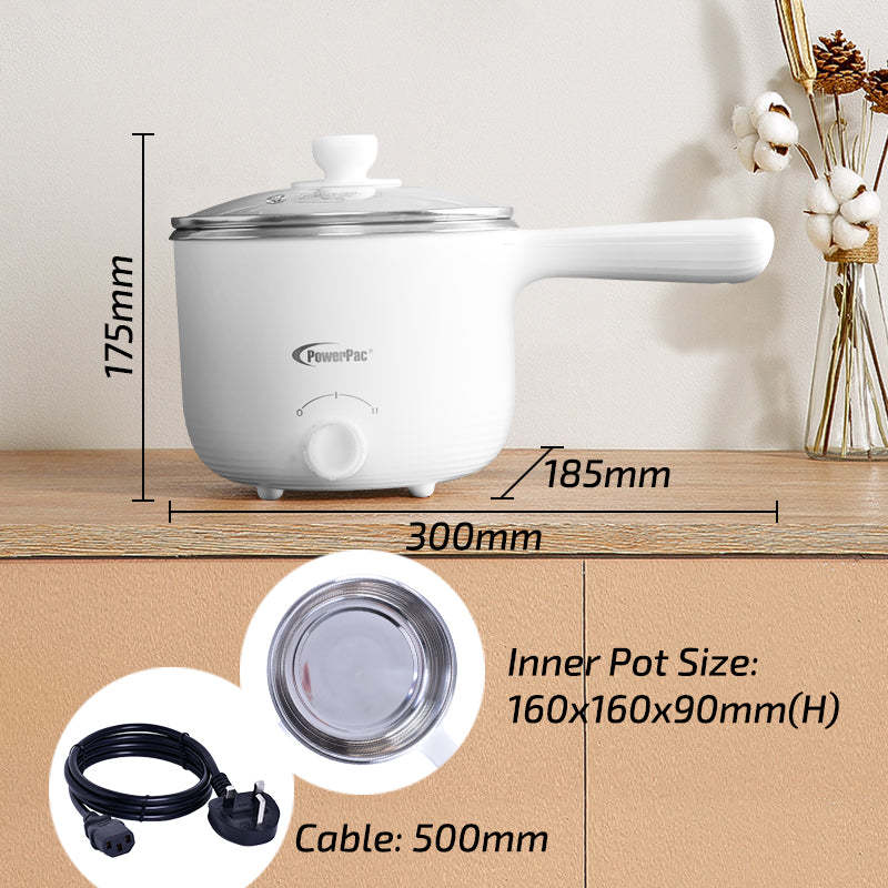 1.2L Multi Cooker steamboat noodle cooker with stainless steel pot (PPJ3013)