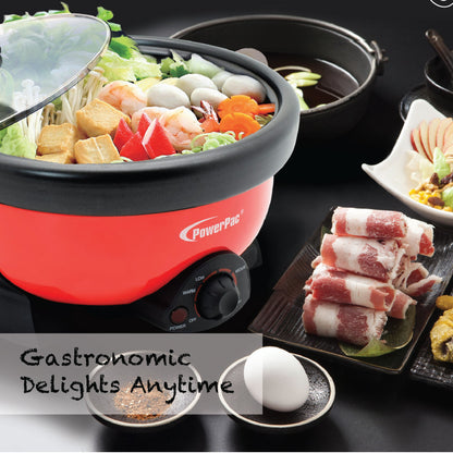 Multi Cooker 2L 2in1 Steamboat/BBQ grill (PPMC181) - PowerPacSG