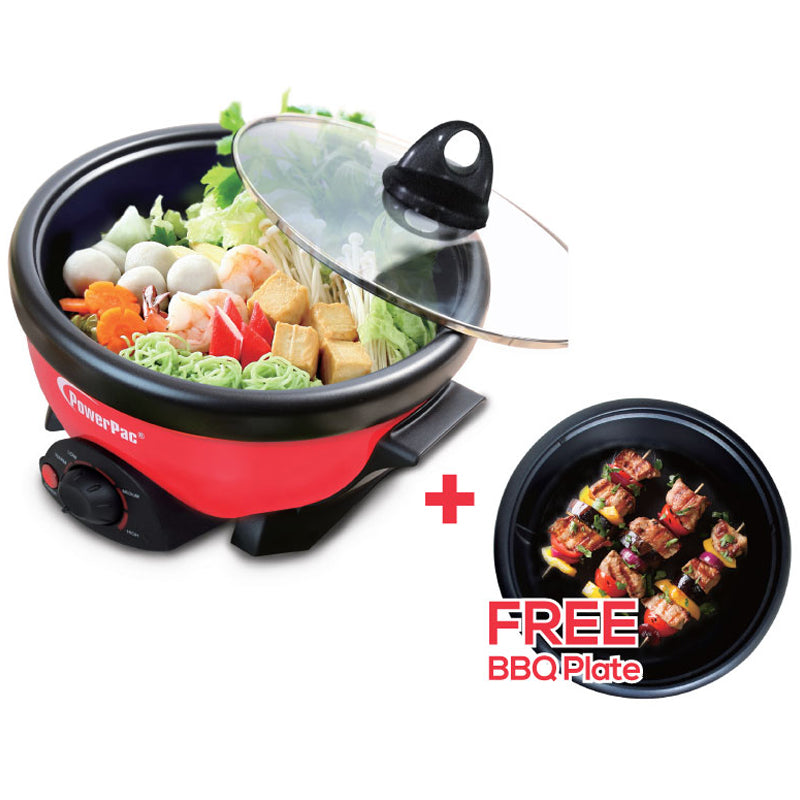 Multi Cooker 2L 2in1 Steamboat/BBQ grill (PPMC181) - PowerPacSG