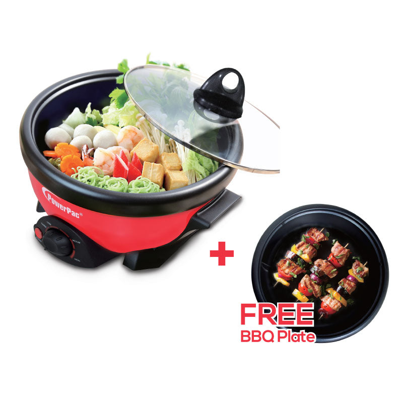Multi Cooker 1.1L 2in1 Steamboat/BBQ grill (PPMC182) - PowerPacSG