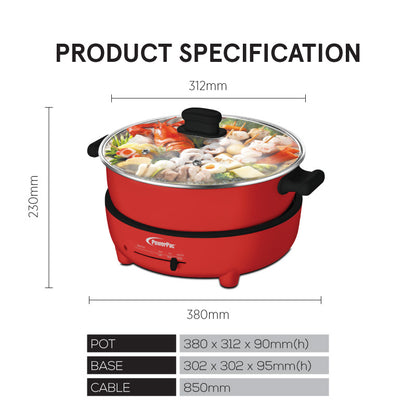 5L Steamboat & Multi cooker(PPMC185)