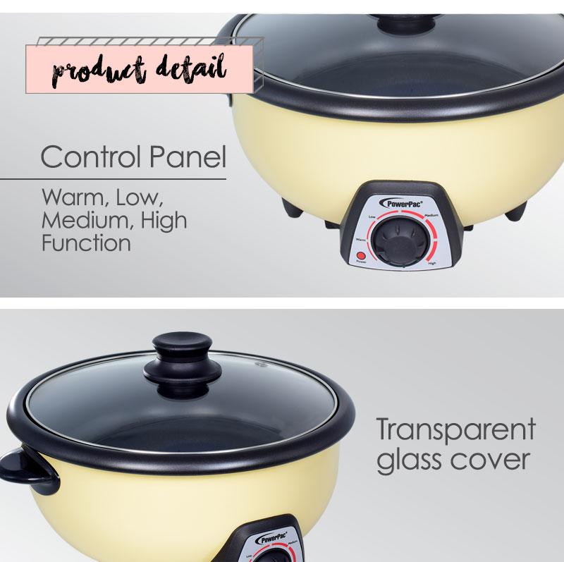 Steamboat & Multi Cooker 3.5L (PPMC282) - PowerPacSG