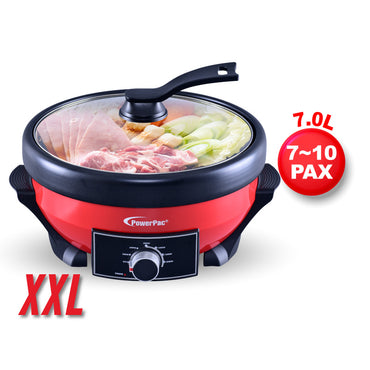 Steamboat & Multi Cooker, Hot Pot 7L with Non-stick Inner Pot (PPMC688)