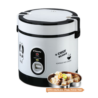 Mini Rice Cooker, Electric Lunch Box 0.6L (PPRC09)