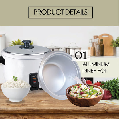 2.8L Rice Cooker with Aluminium Inner Pot (PPRC10) - PowerPacSG