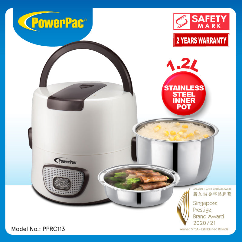 Mini Rice Cooker, Electric Lunch Box 1.2L ( PPRC113)