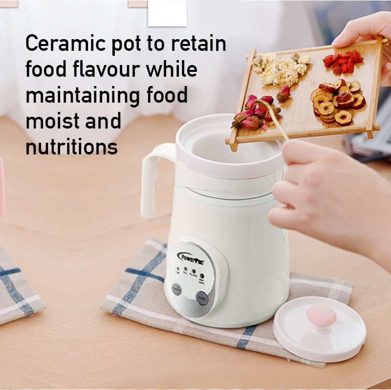 Personal Electric Mug Health Slow cooker 0.6L (PPSC06) - PowerPacSG