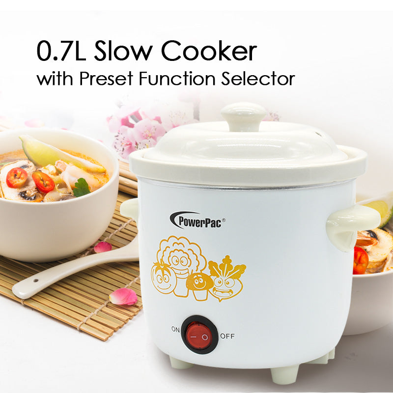 0.7L Slow Cooker (PPSC07) - PowerPacSG