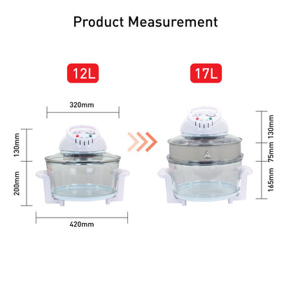 Halogen Oven 12L with 360 Grill and 60mins timer (PPT615) - PowerPacSG