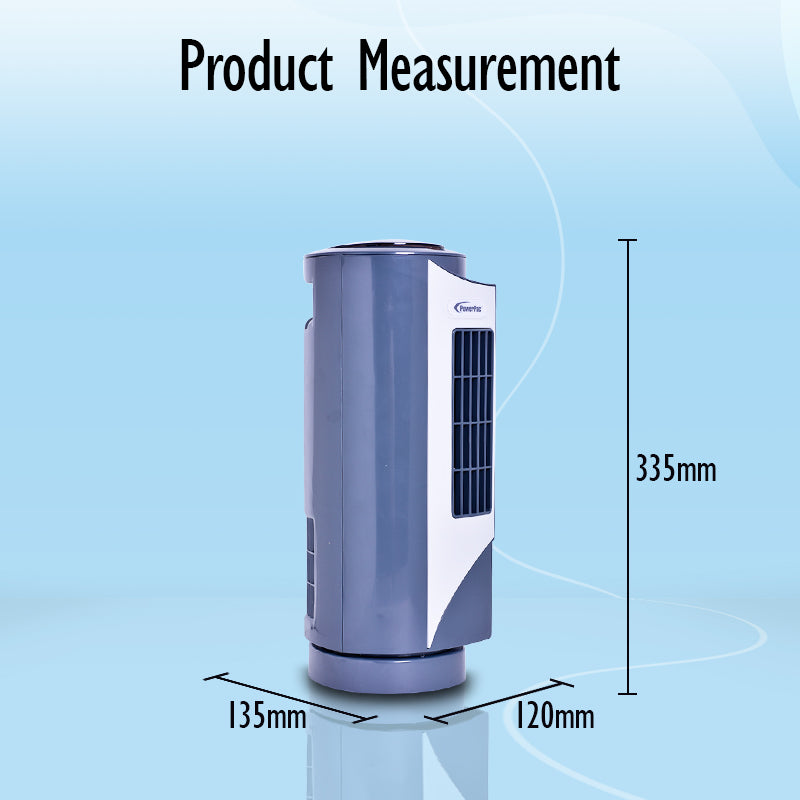 Tower Fan 9", Desk and Table Fan with Oscillation (PPTF10) - PowerPacSG