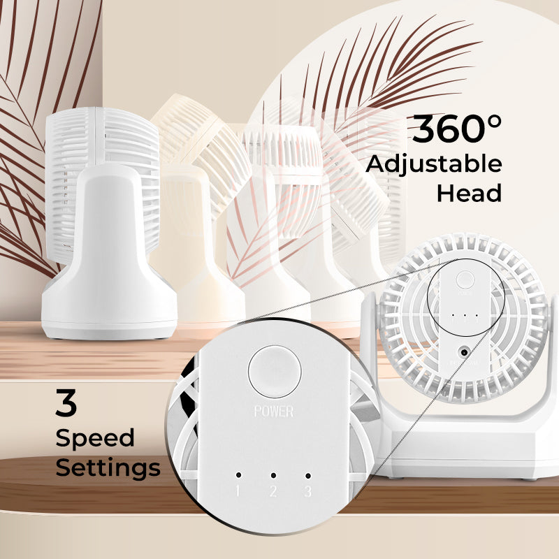 Portable USB Fan with 3 Speed Setting (PPUF223)