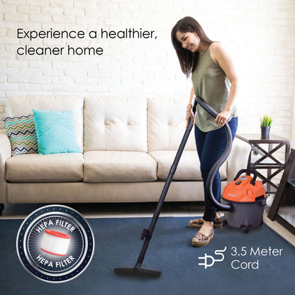 Wet & Dry Vacuum Cleaner 1200 Watts (PPV1500) - PowerPacSG