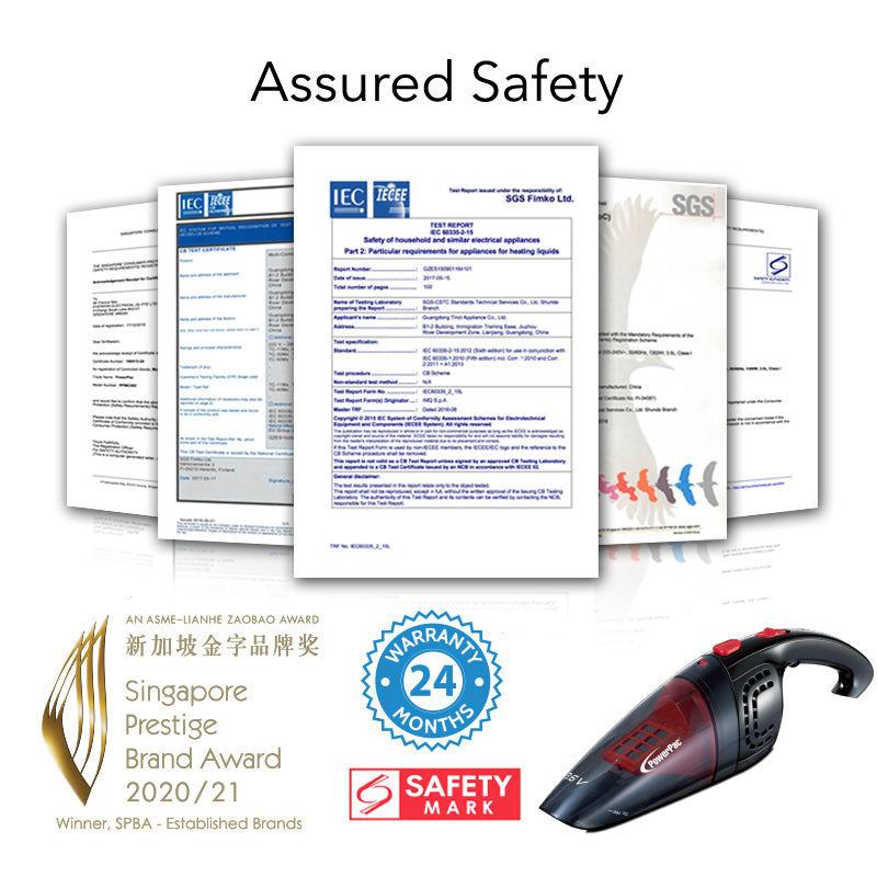Handheld Vacuum Cleaner,  Wet & Dry Vacuum Cleaner, Vacuum Cleaner With HEPA Filter (PPV602)