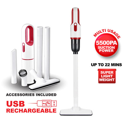 Cordless Stick Vacuum Cleaner, Handheld Vacuum Cleaner, Vacuum Cleaner With HEPA Filter (PPV603)