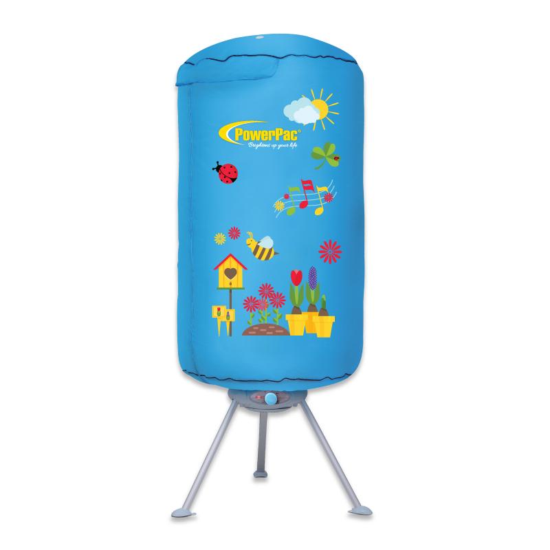 PowerPac Portable Clothes dryer, Electric clothes dryer, Baby Clothes Dryer With UV Light - 900Watts(PPV636)