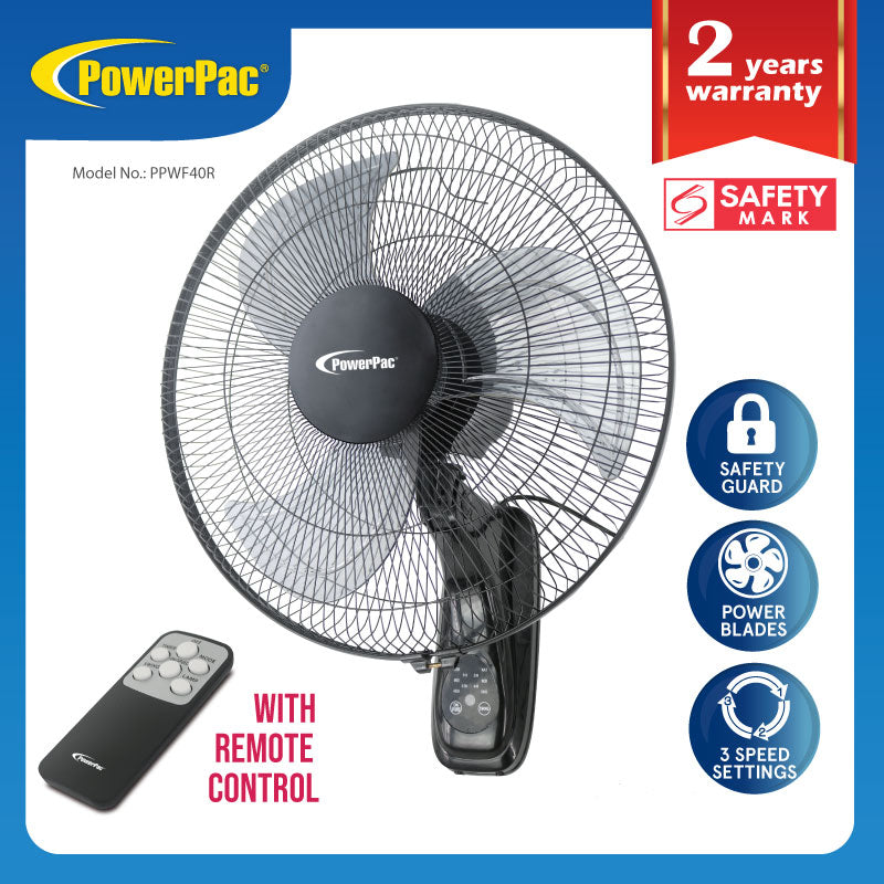 Wall Fan 16&quot; with Remote Control (PPWF40R)