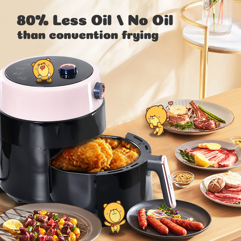 Bear Air fryer 5.5L with Hot Air Flow System (QZG-E15M5)