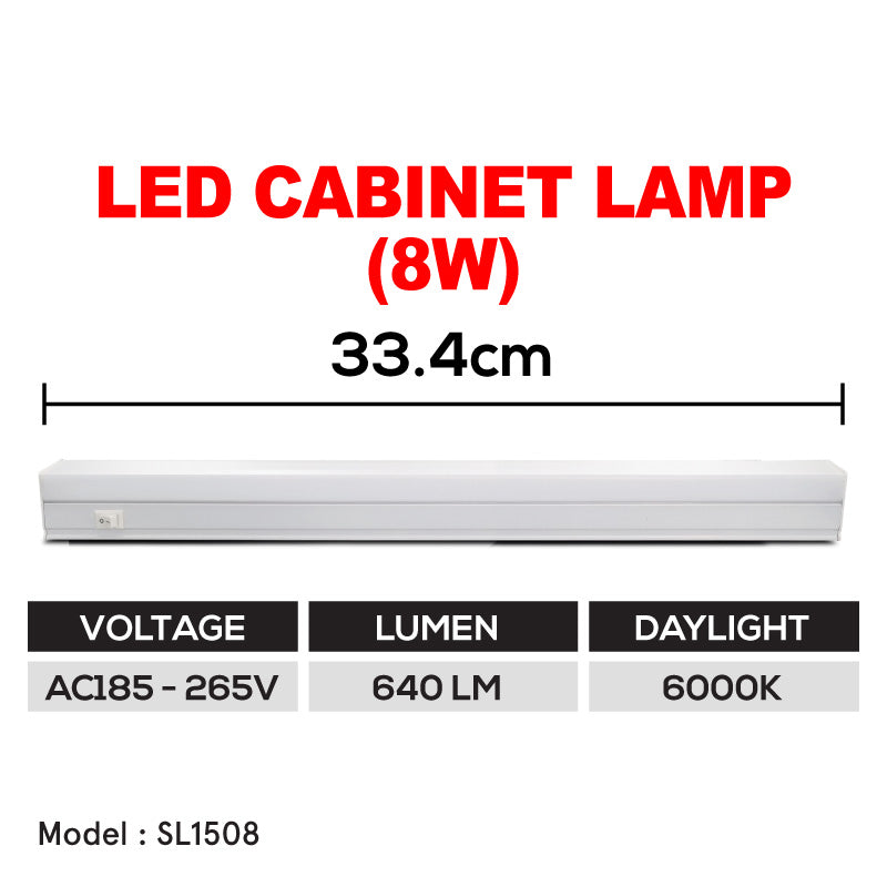 LED cabinet lamp T5 8W/13W/18W daylight (SL1508/SL1513/SL1548)