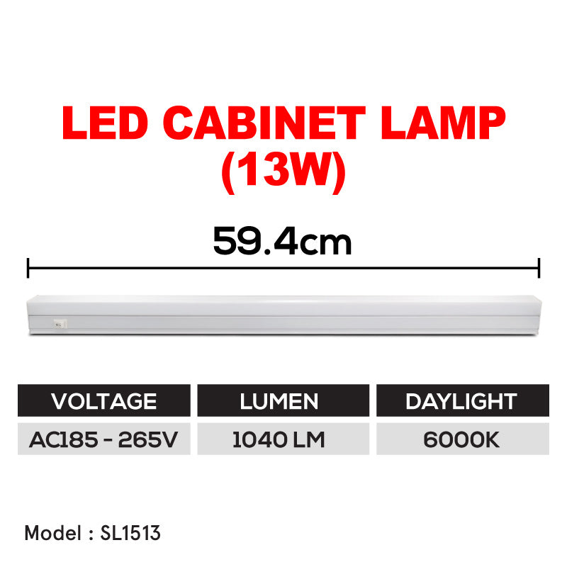 LED cabinet lamp T5 8W/13W/18W daylight (SL1508/SL1513/SL1548)