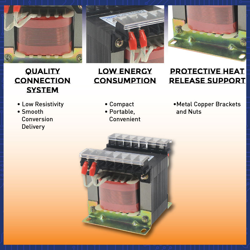 1000W Heavy Duty Step Up & Down Voltage Converter Transformer 110V / 220V Voltage Regulator (ST1000) - PowerPacSG