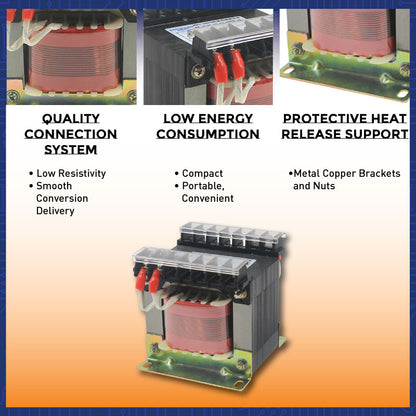 1000W Heavy Duty Step Up & Down Voltage Converter Transformer 110V / 220V Voltage Regulator (ST1000) - PowerPacSG