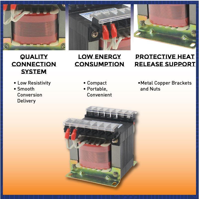500W Heavy Duty Step Up & Down Voltage Converter Transformer 110V / 220V Voltage Regulator (ST500) - PowerPacSG