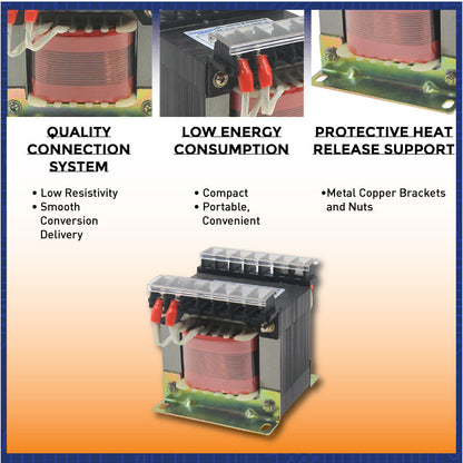 500W Heavy Duty Step Up & Down Voltage Converter Transformer 110V / 220V Voltage Regulator (ST500) - PowerPacSG