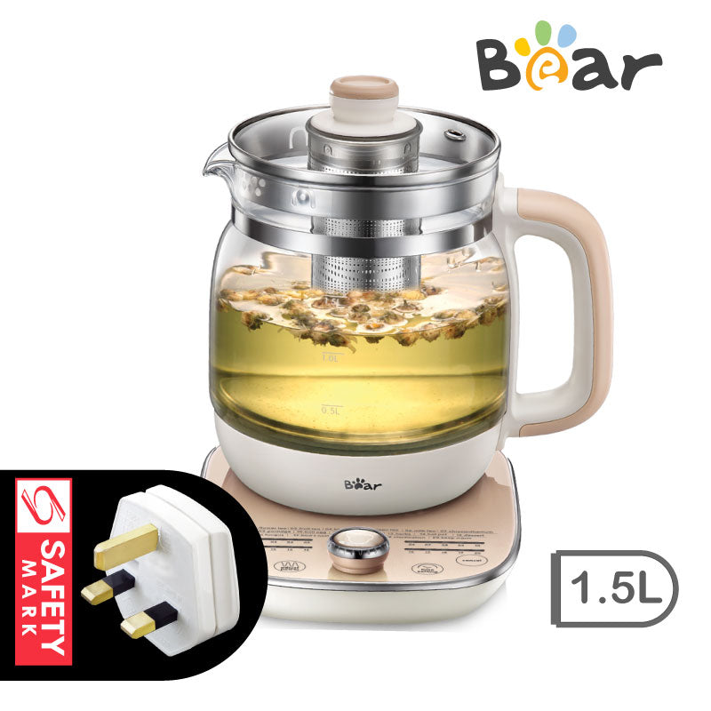 Bear Electric Health Multi-Function Kettle 20 Press Function, 1.5L (YSH-A15W6)