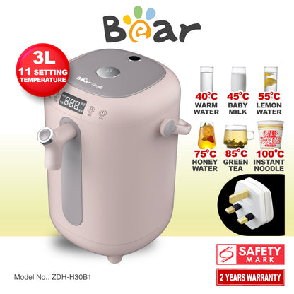 Bear Electric Bear Electric Airpot 3L, Instant Hot Water Dispenser (ZDH-H30B1)