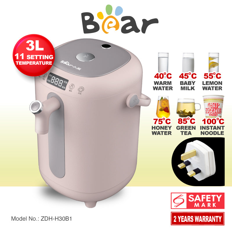 Bear Electric Bear Electric Airpot 3L Heat-resistant Thermostat (ZDH-H30B1)