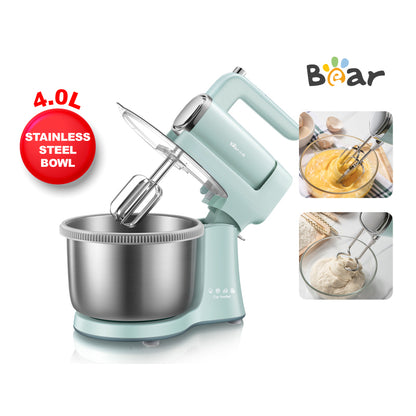 Bear Digital Stand Mixer With Stainless Steel Bowl Hand Mixer (DDQ-B03V1)