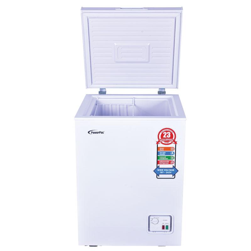 100L Chest Freezer CFC Free, Chiller & Freezer (PPFZ100) - PowerPacSG